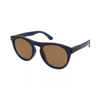 SERENGETI unisex zonnebril SS572003-S satin black rechthoekig montuur bruine gepolariseerde Drivers glazen 53/20/140 mm