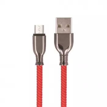 Setty USB-A naar micro-USB kabel 1,0 m 3A snelladen rood FC-M