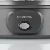 Severin JG 3510 yoghurtmaker, 7 x 150 ml potjes, Dark Inox/Zwart