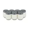 Severin JG 3510 yoghurtmaker, 7 x 150 ml potjes, Dark Inox/Zwart