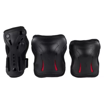 SFR Triple Pads set Candi L - knie-, elleboog- en polsbeschermers voor rolschaatsen, skateboarden, steppen, fietsen