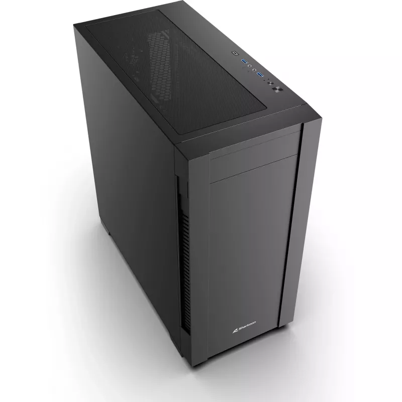 Sharkoon S25-V2 zwart midi-tower behuizing, model 2026