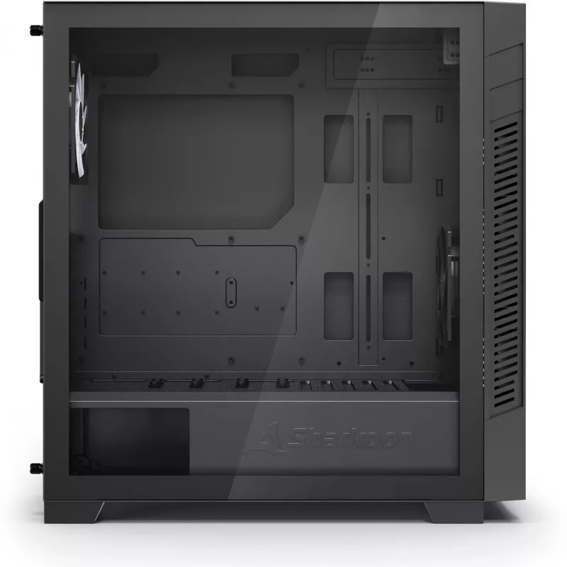 Sharkoon S25-W2 ARGB Black Tempered Glass Midi Tower behuizing (Model 2026)