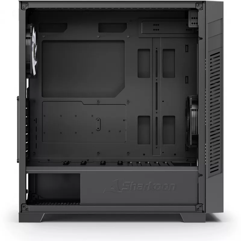 Sharkoon S25-W2 ARGB Black Tempered Glass Midi Tower behuizing (Model 2026)