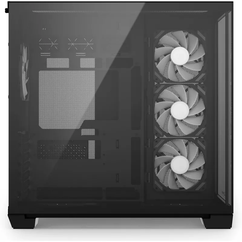 Sharkoon Steel Shark Black Tempered Glass x2 Mid-Tower behuizing