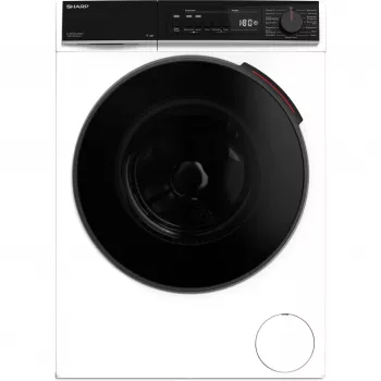 SHARP ES-WNFB214CWDA-DE frontlader wasmachine, 10 kg, 1400 t/min, wit, Wi-Fi, Advanced Inverter Motor