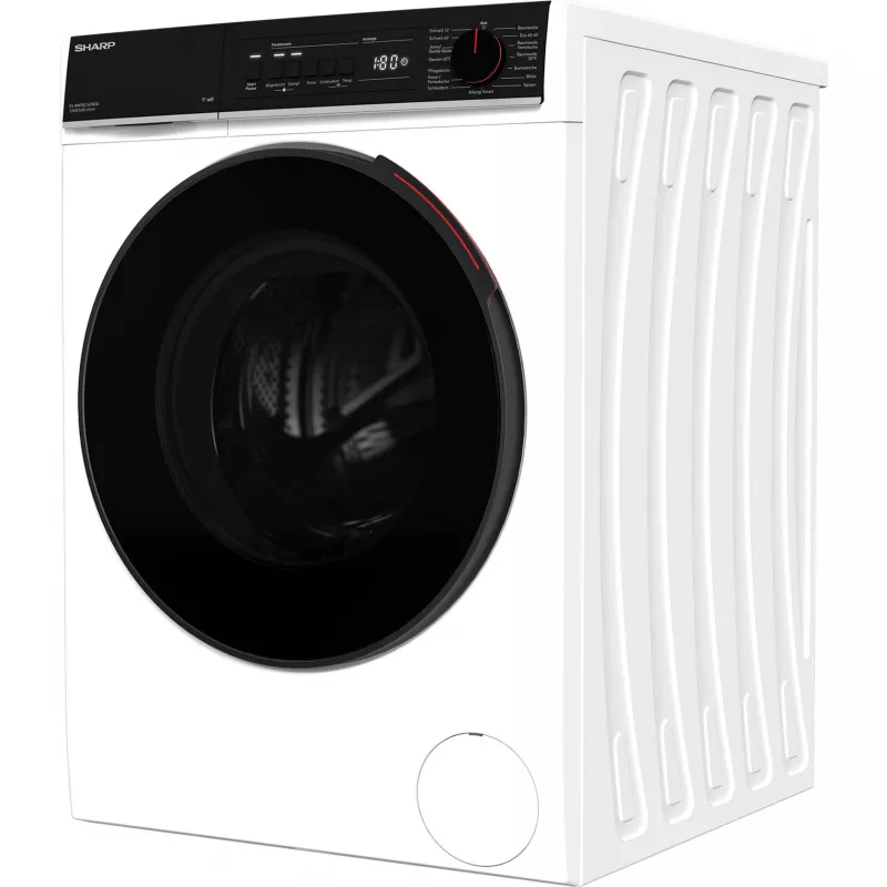 SHARP ES-WNFB214CWDA-DE frontlader wasmachine, 10 kg, 1400 t/min, wit, Wi-Fi, Advanced Inverter Motor