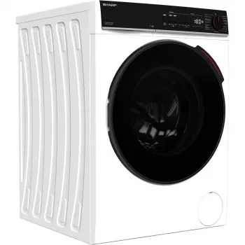 SHARP ES-WNFB214CWDA-DE frontlader wasmachine, 10 kg, 1400 t/min, wit, Wi-Fi, Advanced Inverter Motor