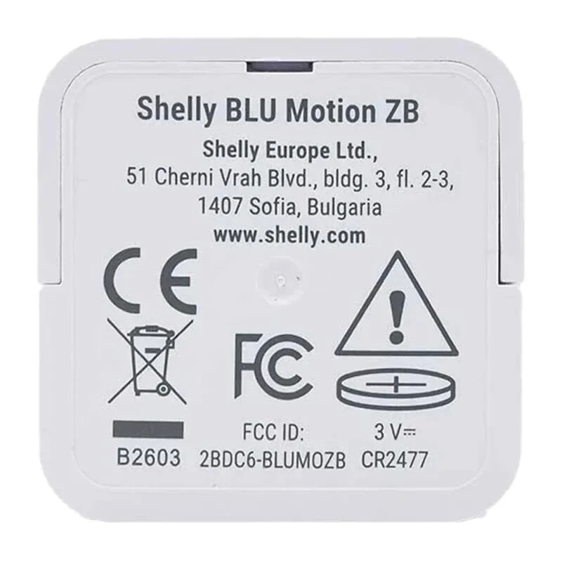Shelly BLU Motion ZB bewegingssensor