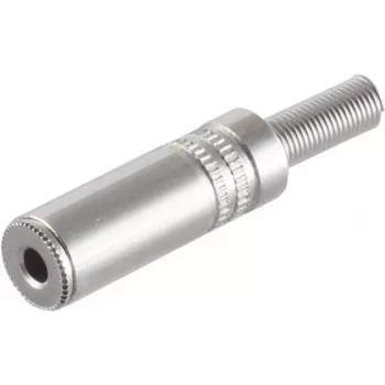 shiverpeaks BASIC-S 3,5 mm stereo jackbus, metalen behuizing, soldeeraansluiting, polyzak met eurogat (BS51210-M)