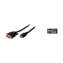 SHIVERPEAKS BASIC-S HDMI-naar-DVI-D-24+1-kabel, 1,0 m, verguld, zwart BS77480