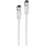 shiverpeaks BASIC-S SAT-kabel F-stekker naar F-stekker 0,2 m wit 10-pack BS80092-0.2-128