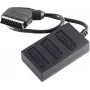 shiverpeaks BASIC-S scart-splitterkabel, 1x scart-stekker naar 3x scart-bus, 0,5 m, volledig bedraad, zwart (BS94051)