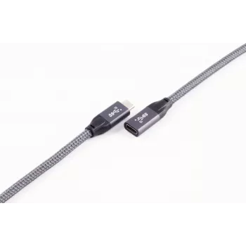 ShiverPeaks BASIC-S USB-C verlengkabel, USB 3.2 Gen 2, 2,0 m, zwart