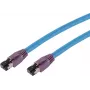 SHIVERPEAKS BS08-40031 Cat8 S/FTP netwerkkabel, RJ45, 2 m, blauw, 40 Gbit/s, 2000 MHz