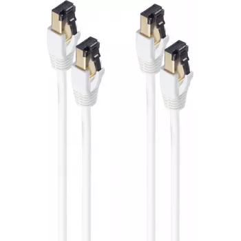 SHIVERPEAKS BS08-41056-2 Cat8.1 F/FTP netwerkkabel, 5 m, wit