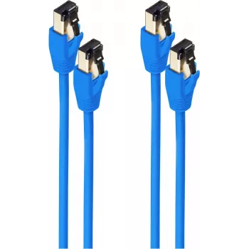 shiverpeaks BS08-41071-2 Cat8.1 F/FTP Netwerkkabel, 10 m, blauw