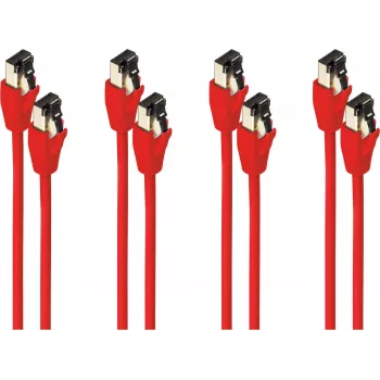 shiverpeaks BS08-41074-4 Cat8.1 F/FTP netwerkkabel, RJ45, rood, 10 m