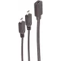 SHIVERPEAKS BS13-20021 USB-C naar 2x Micro-USB B splitterkabel 0,3 m zwart