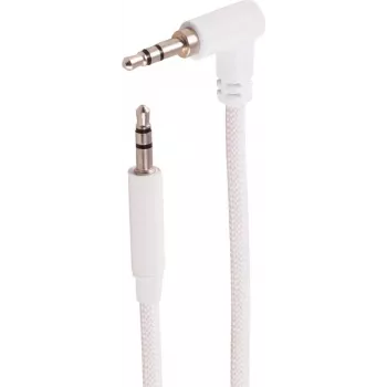 SHIVERPEAKS BS14-07036 3,5mm TRS audiokabel, haaks naar recht, wit, 2m