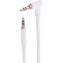SHIVERPEAKS BS14-07126 3,5 mm TRS audiokabel, haaks naar recht, wit, 1,2 m