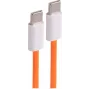 SHIVERPEAKS BS14-21157 USB-C naar USB-C gevlochten laadkabel, 60W PD, USB 2.0, 1,5 m, oranje