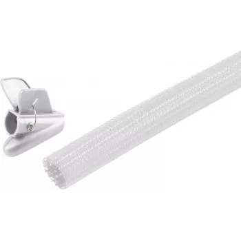 SHIVERPEAKS BS18-36066 flexibele kabelgoot-set, 25 mm, wit, 7,5 m