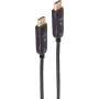 SHIVERPEAKS BS30-16495 actieve optische DisplayPort-kabel 1.4, 50 m, 8K 60Hz, 4K 120Hz, zwart