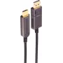 SHIVERPEAKS BS30-20485 actieve optische DisplayPort-naar-HDMI-adapterkabel, 4K60, 30m, zwart