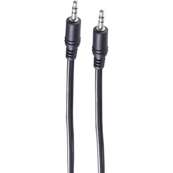SHIVERPEAKS BS30812-0.5 3,5mm stereo-audiokabel, 0,5m, zwart