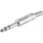 ShiverPeaks BS50200 6,3 mm jackstekker stereo, 3-polig, metaal, soldeerbaar, met knikbescherming