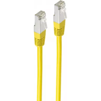 SHIVERPEAKS BS75115-Y Cat5e F/UTP netwerk-patchkabel, RJ45, geel, 5 m