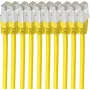 SHIVERPEAKS BS75711-HY-SET-10 Cat6 S/FTP patchkabel, 1 m, vergulde RJ45, zwart