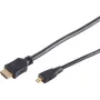 SHIVERPEAKS BS77472-3 HDMI-kabel 2 m type A naar Micro D zwart