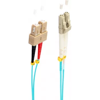 SHIVERPEAKS BS77955/3 OM3 multimode glasvezel patchkabel LC naar SC duplex 5m aqua LSZH