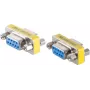 SHIVERPEAKS BS78254 9-pin D-SUB adapter stekker naar bus, zilver