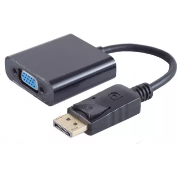 SHIVERPEAKS DisplayPort 1.1 naar VGA adapterkabel, 15cm, zwart 14-05009