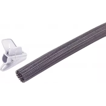 shiverpeaks® flexibele kabelgoot-set, 19 mm, zwart, 7,5 m (BS18-35065)