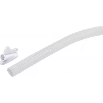 SHIVERPEAKS flexibele kabelgoot-set, 13 mm, wit, 3,75 m (BS18-33376)