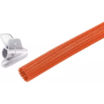 SHIVERPEAKS flexibele kabelgoot-set, 25 mm, oranje, 3,75 m BS18-36377