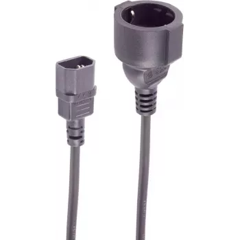 SHIVERPEAKS IEC C14-adapterkabel, CEE 7/3, 1mm², UPS, 2m (BS09-07035)