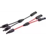 SHIVERPEAKS PV4 T-adapter kabel-set, 2-naar-1, 4 mm², rood/zwart, 30 cm (BS02-21022)