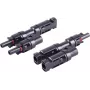 SHIVERPEAKS PV4 T-adapter set, 2-naar-1 aftakking, IP68, 1500V DC, 30A, zwart (BS02-21012)