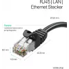 ShiverPeaks RJ45-patchkabel Cat. 7 S/FTP PUR zwart 1,0 m