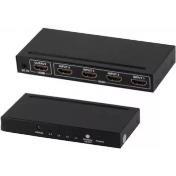 SHIVERPEAKS S-Conn 05-02004 VGA-splitter 4-poorts 250 MHz actieve video-verdeelversterker