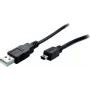 SHIVERPEAKS S-Conn BS77162 USB 2.0 kabel, USB-A naar Mini-USB B, 1,8 m, zwart
