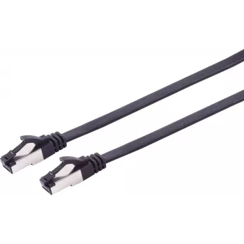 SHIVERPEAKS S-Conn Cat8.1 U/FTP netwerkkabel, 0,25 m, zwart 08-43005