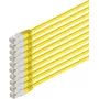 SHIVERPEAKS S/CONN maximum connectivity Cat 6 S/FTP PIMF halogeenvrije patchkabel-set, 10x 1,0m, geel (75711-HY-SET-10)