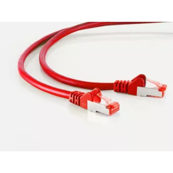 SHIVERPEAKS S/CONN maximum connectivity Cat 6A S/FTP PIMF halogeenvrije GHMT-gecertificeerde patchkabel, rood, 0,15 m (75711-A0.15R)