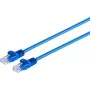S/CONN maximum connectivity RJ45 patchkabel U/UTP met Cat.7 ruwe kabel, 1,5 m, blauw (08-35151)